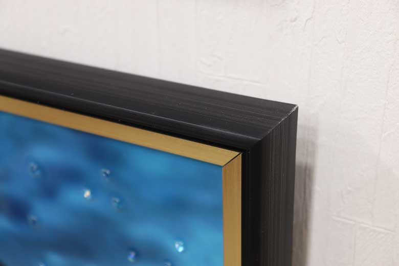 アートフレーム シャット 41㎝ クリスタルピクチャー ウォールデコ 猫