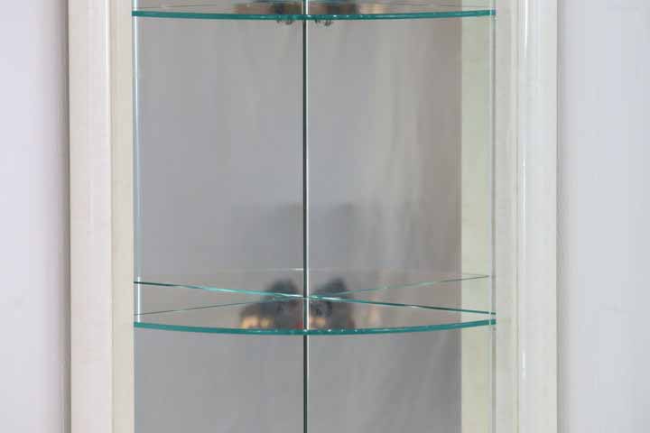 サルタレッリ フローレンス コーナーキャビネット アイボリー カップボード