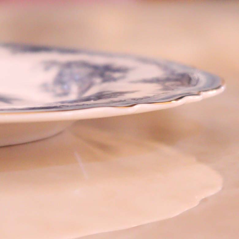 ラウンドプレート 20.5cm トワルドジュイ フルール デザートプレート