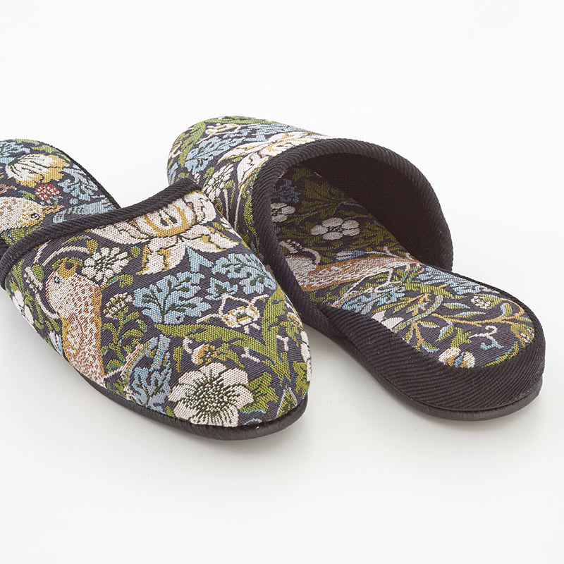 ロイヤルアーデン スリッパ バード&ストロベリー いちご泥棒 ルームシューズ