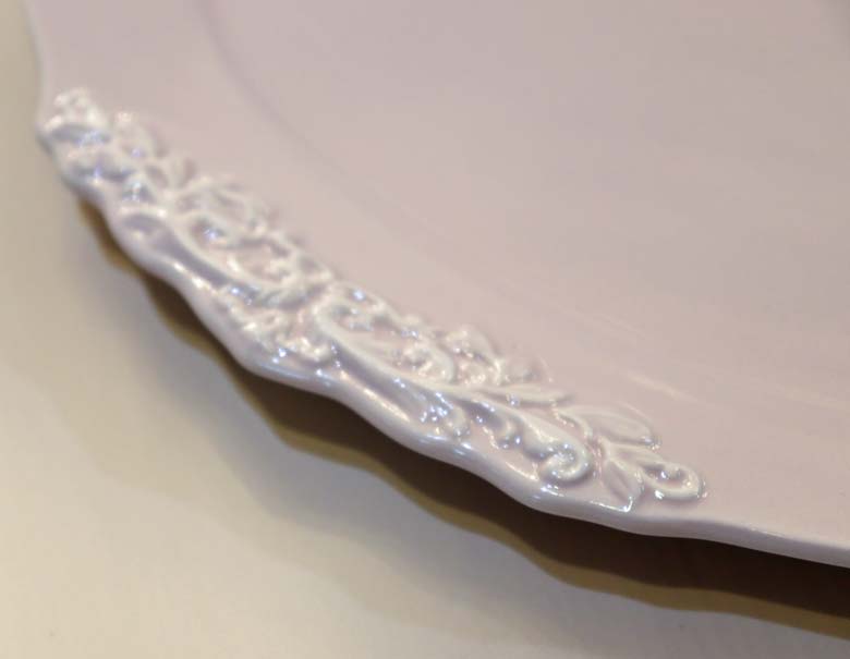 オーバルプレート ピンク ストーンウェア モーニングディッシュ