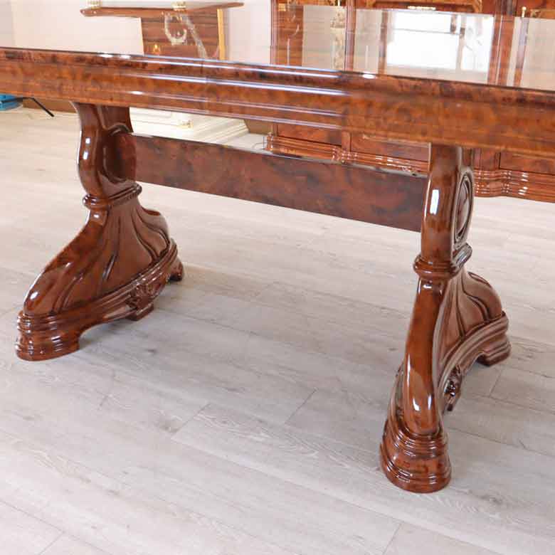 サルタレッリ アマルフィ 伸長式 ダイニングテーブル 250cm ウォールナット