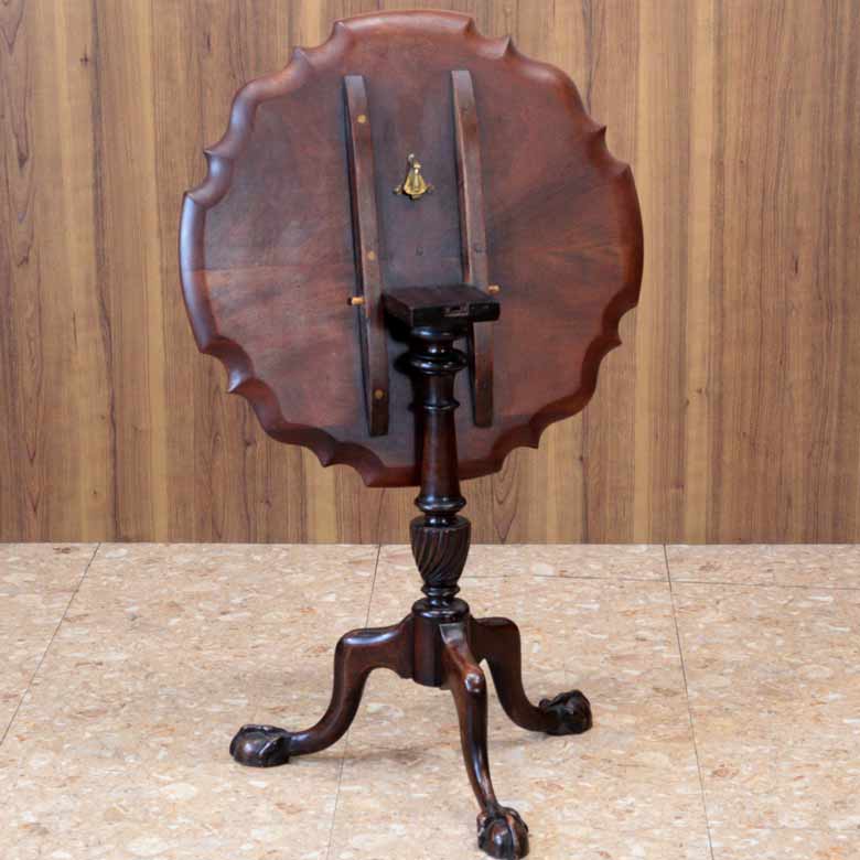 ティルトトップテーブル ヴィンテージ イギリス ラウンドテーブル オケージョナルテーブル