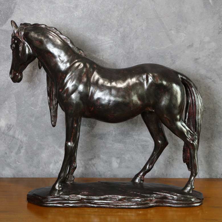 馬のオブジェ 置物 アンティーク オーナメント オブジェ ヴィンテージ 動物 ウマ 風水