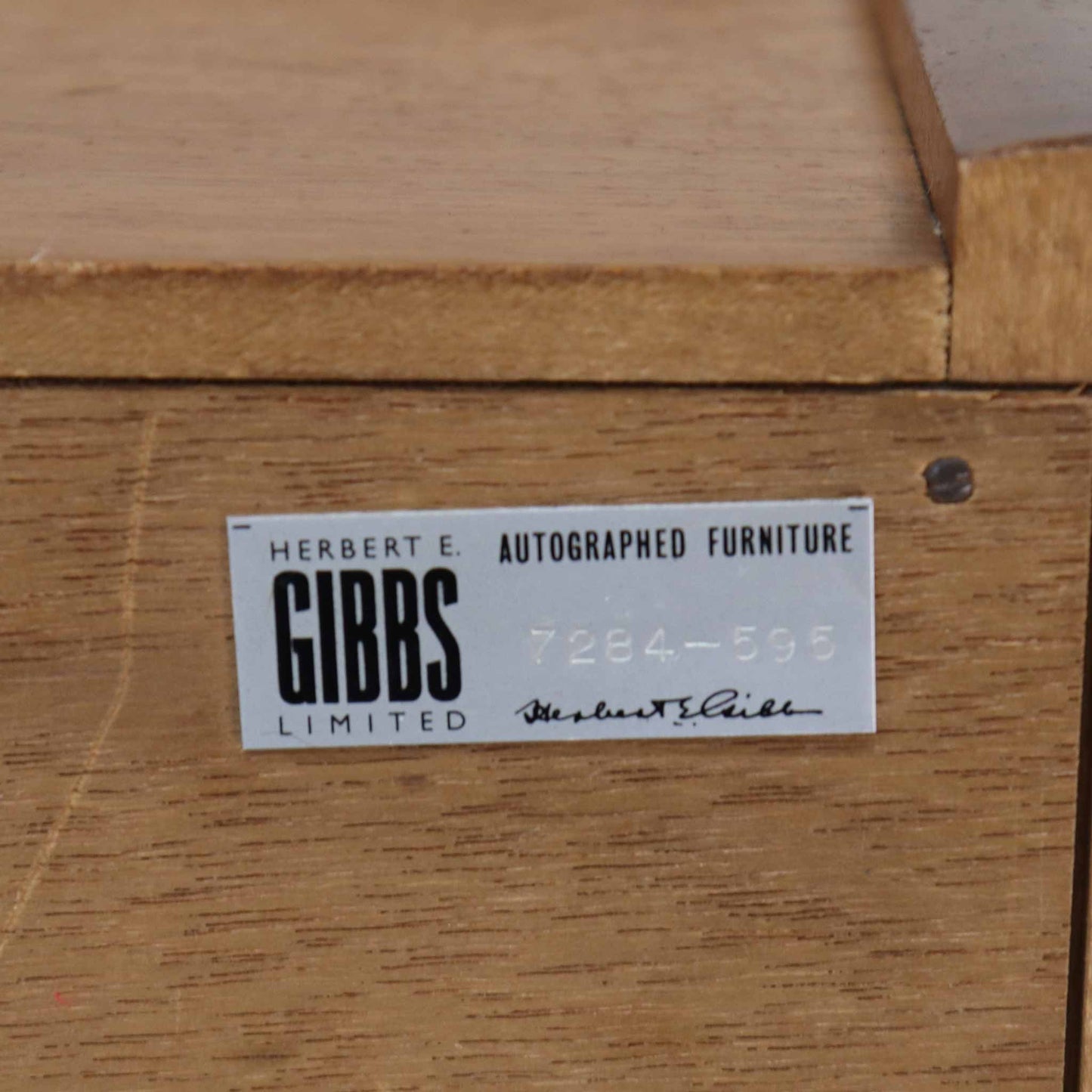 ライティングビューロー Herbert E. Gibbs ハーバート・E・ギブス デスク ヴィンテージ