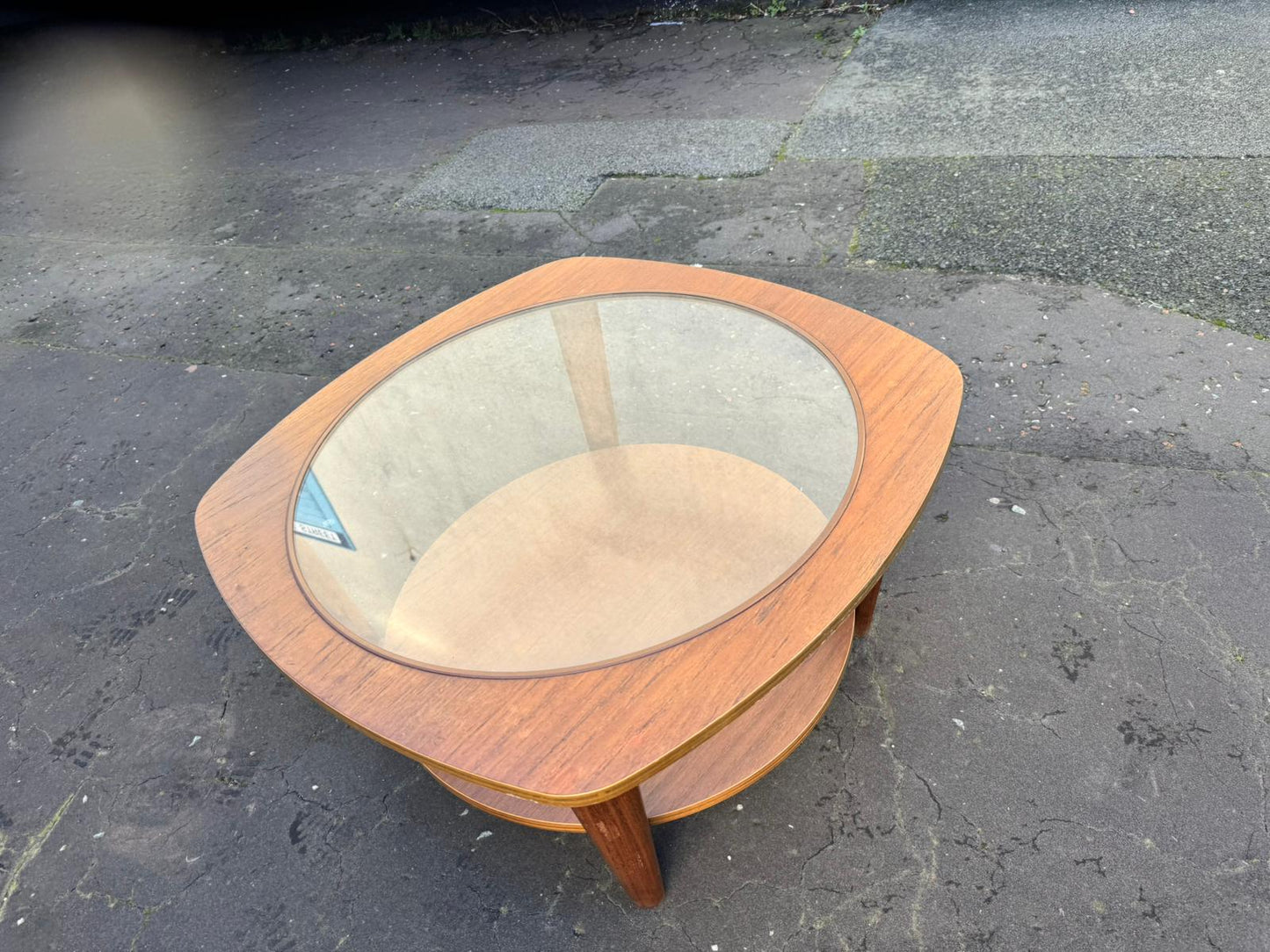 <入荷前先行予約> センターテーブル Remploy レンプロイ ガラステーブル ミッドセンチュリー