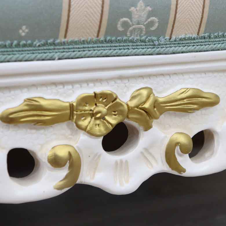 イタリア カウチソファ ターコイズブルー 二人掛け ソファ 312W/BL