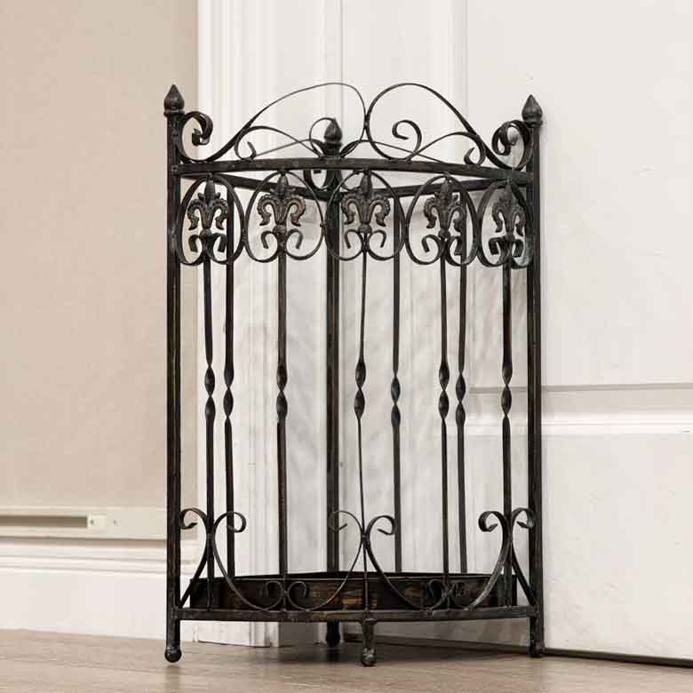 傘立て アンブレラスタンド コーナー アイアン アンティーク ヴィンテージ