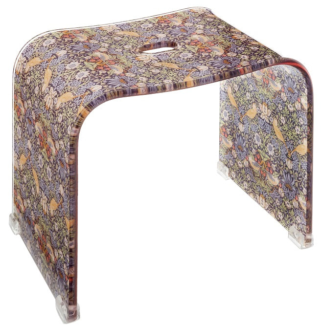 ロイヤルアーデン バスチェア 風呂用椅子 いちご泥棒 バード&ストロベリー