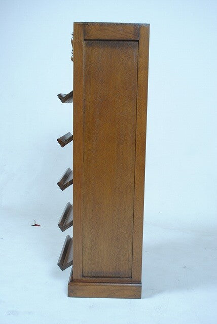 スリッパラック 下駄箱 オーク 完成品 木製 レトロ