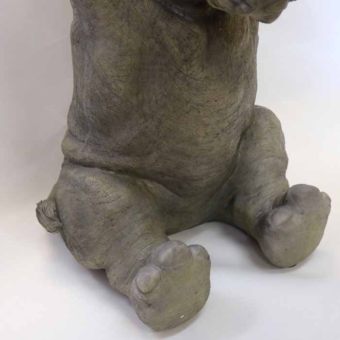 アニマルサイドテーブル サイ フラワースタンド かわいい リアル