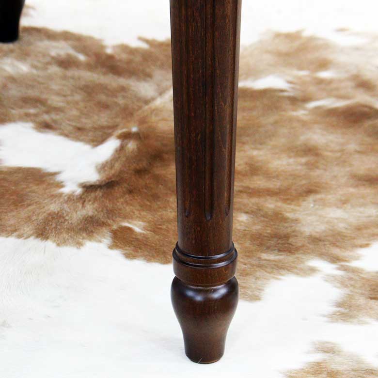 イタリア ダイニングテーブル 90cm幅 2人用 象嵌 円形 310/90