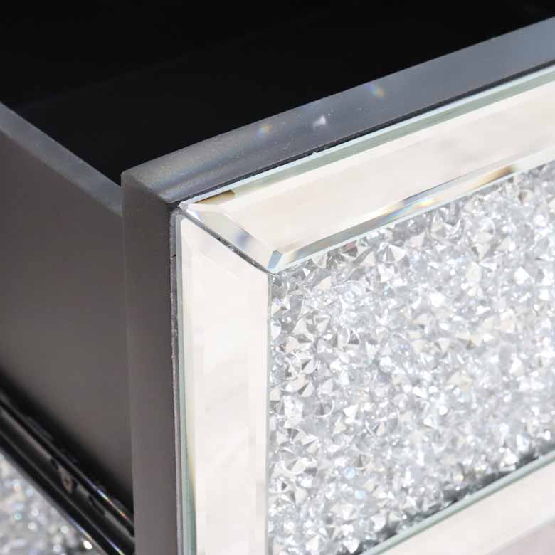 ミラー家具 5段チェスト ディスプレイスタンド サイドテーブル C5