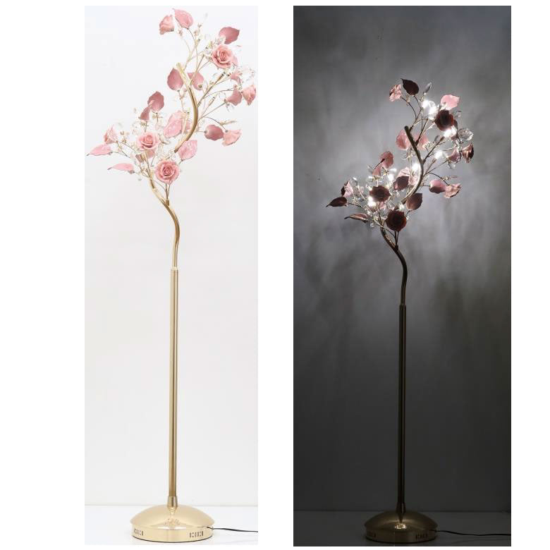 フロアスタンド ローズピンク 9灯 フロアランプ