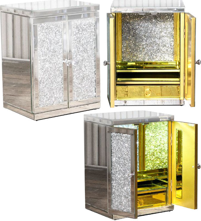 ミラー家具 祭壇 ディスプレイラック 推し活 グラムスタイル シルバー/ゴールド