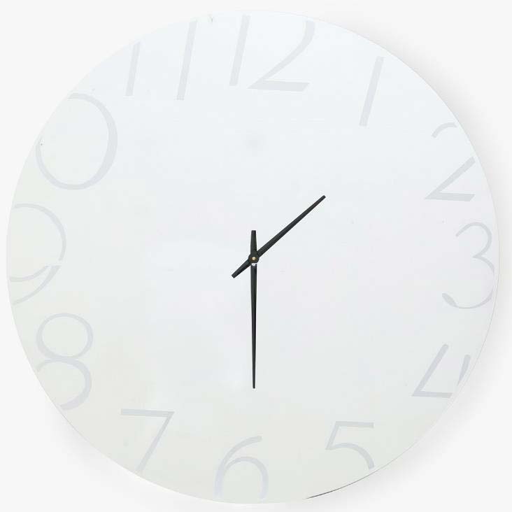 ミラー家具 掛時計 クロックミラー ラウンド グラムスタイル