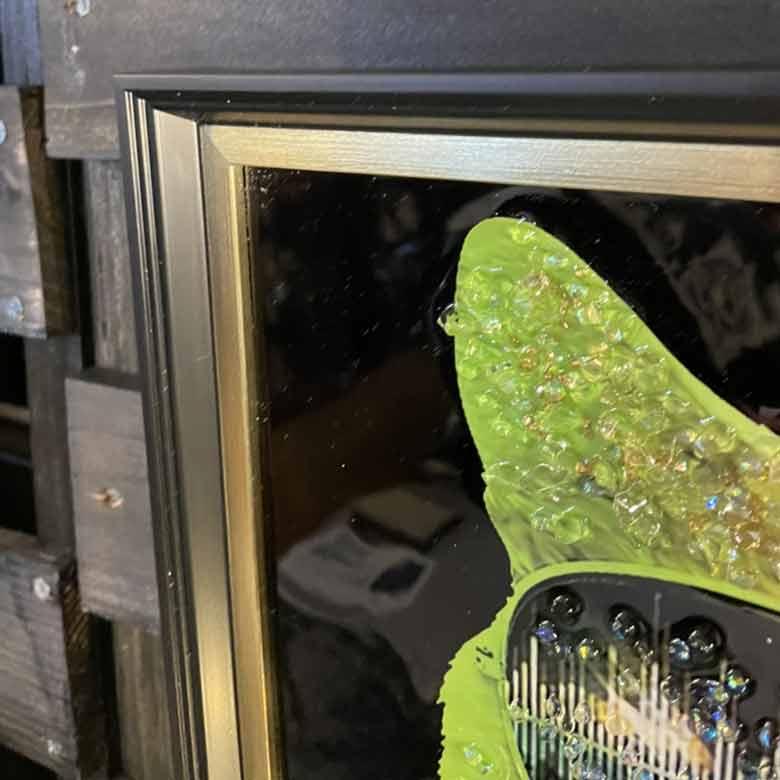 アートフレーム カッツェ 41㎝ クリスタルピクチャー ウォールデコ 猫