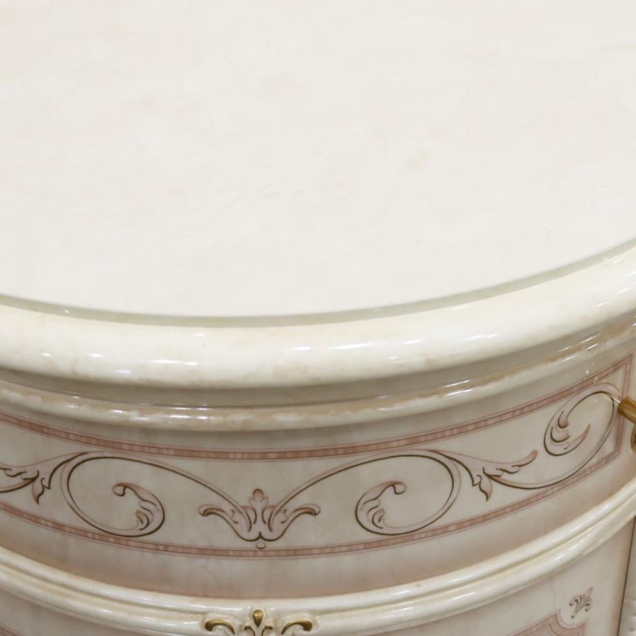 サルタレッリ ヴェルサイユ 3ドア キャビネット アイボリー 引出 カップボード