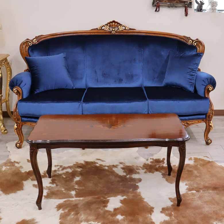 イタリア リビングテーブル 100cm 象嵌 ローテーブル CTS100