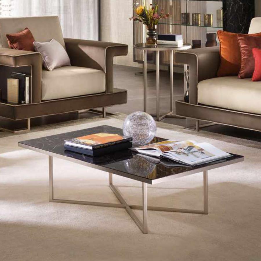 センターテーブル リビングテーブル 120cm Arredoclassic アレドクラシック ADORA Luce Dark ルーチェダーク 高級家具 イタリア製