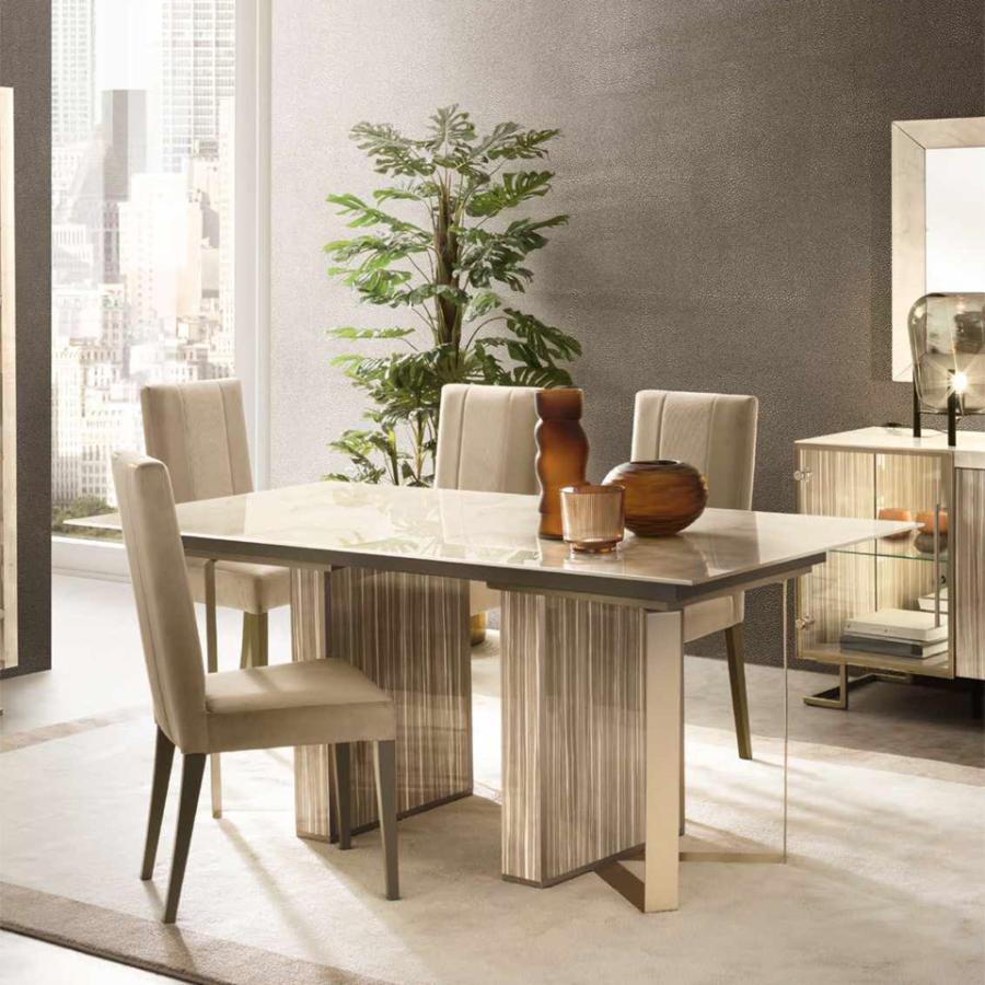 ダイニングテーブル 固定式 160cm Arredoclassic アレドクラシック ADORA Luce Light ルーチェライト 高級家具 イタリア製