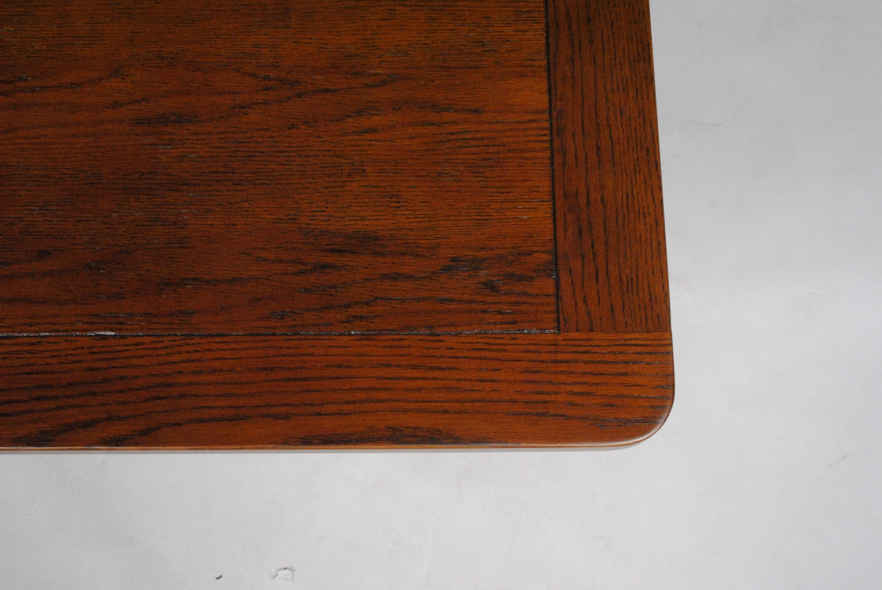 センターテーブル 120cm 木製 茶 レトロ ローテーブル