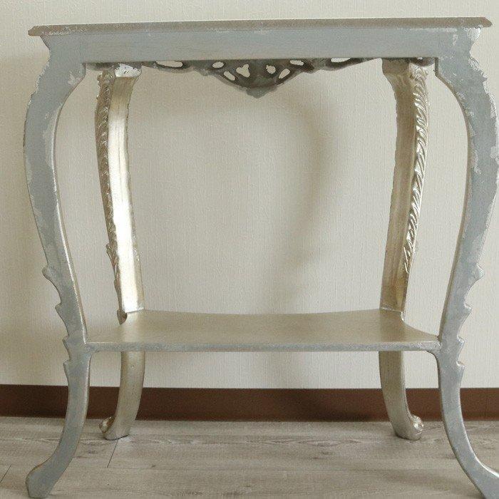 イタリア コンソールテーブル シルバー 猫脚 イタリア DIBIASE 585S