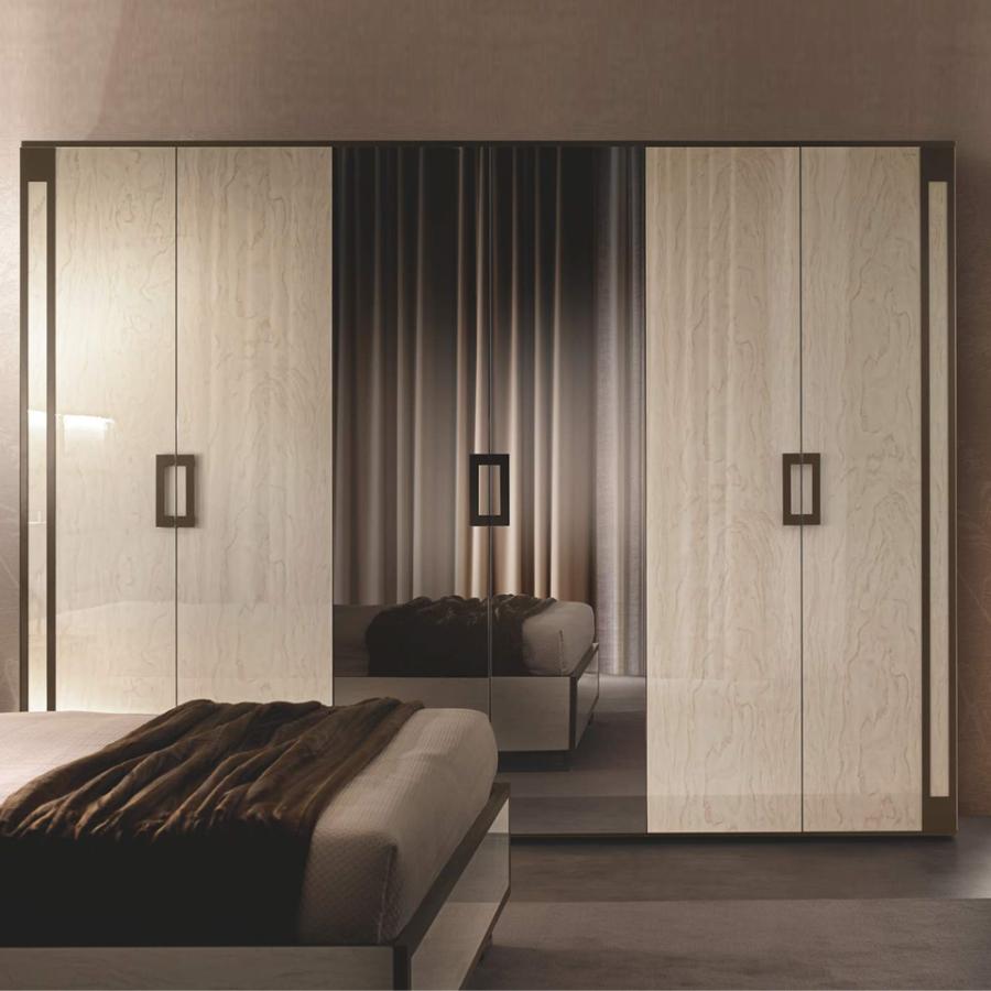 6ドア ミラー扉 ワードローブ W286 ADORA POESIA ポエジア 高級家具 イタリア製