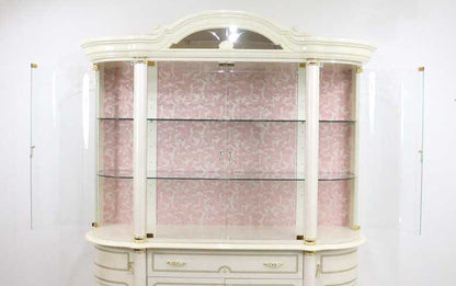 アウトレット品 サルタレッリ フローレンス 4ドアキャビネット アイボリー カップボード