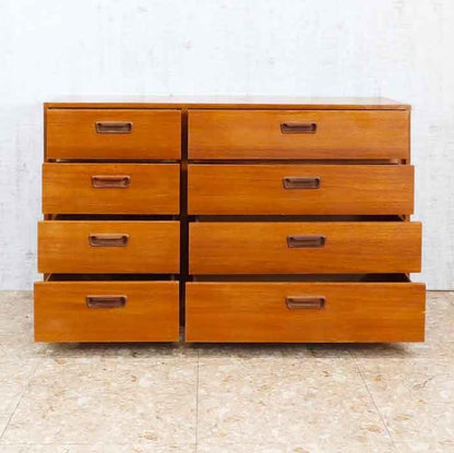 チェスト ヴィンテージ イギリス 4段 8引出 チーク