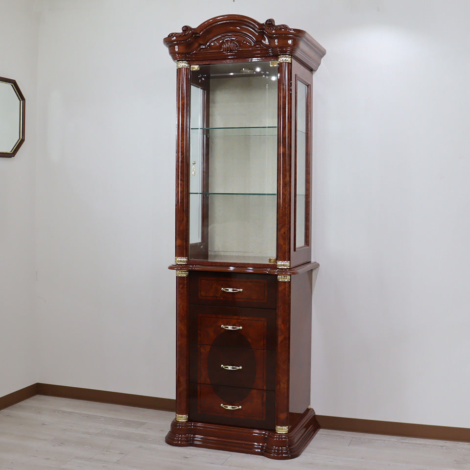 サルタレッリ フローレンス 1ドアキャビネット ウォールナット カップボード