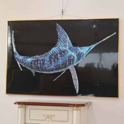 アートフレーム メカジキ 120㎝ クリスタルピクチャー ウォールデコ ソードフィッシュ