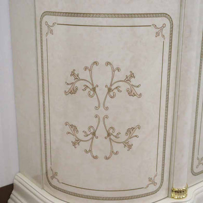 アウトレット品 サルタレッリ フローレンス 4ドアキャビネット アイボリー カップボード