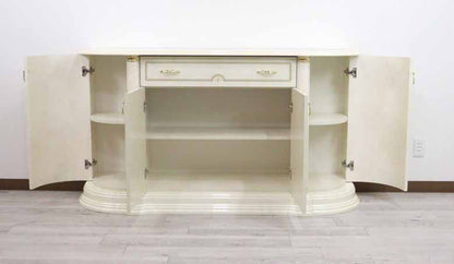 アウトレット品 サルタレッリ フローレンス 4ドアキャビネット アイボリー カップボード