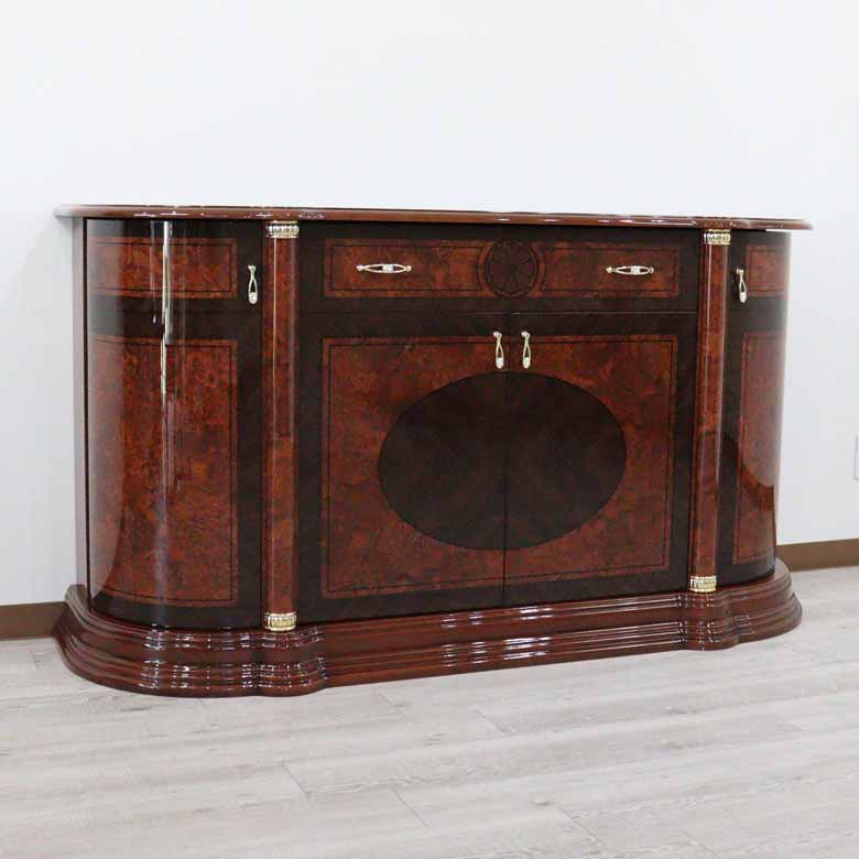 サルタレッリ フローレンス 4ドア サイドボード ローキャビネット ウォールナット