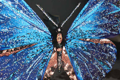 アートフレーム バタフライ 80㎝ クリスタルピクチャー ウォールデコ