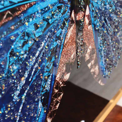 アートフレーム バタフライ 80㎝ クリスタルピクチャー ウォールデコ