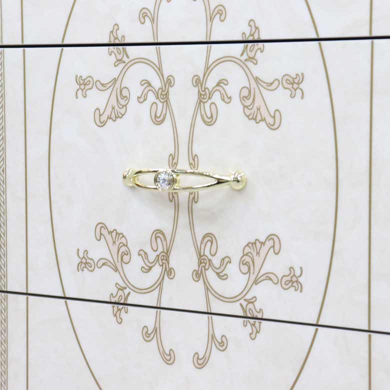 サルタレッリ フローレンス 3ドア サイドボード アイボリー ローキャビネット