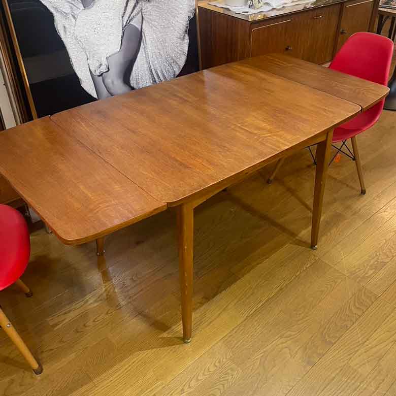 ドローリーフテーブル ヴィンテージ イギリス チーク エクステンション