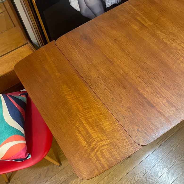 ドローリーフテーブル ヴィンテージ イギリス チーク エクステンション