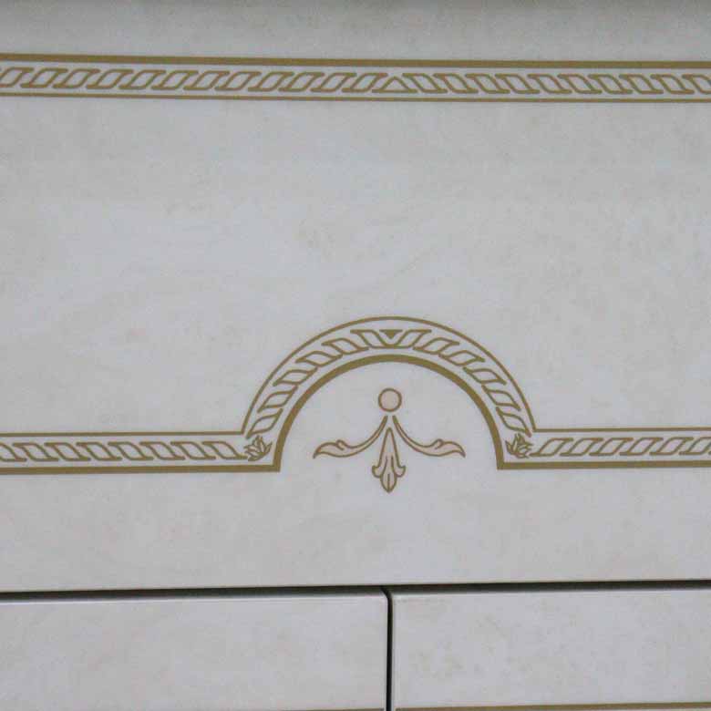 サルタレッリ フローレンス 2ドア サイドボード アイボリー ローキャビネット