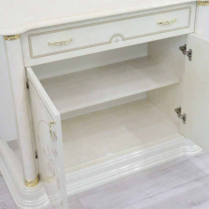 サルタレッリ フローレンス 2ドア サイドボード アイボリー ローキャビネット