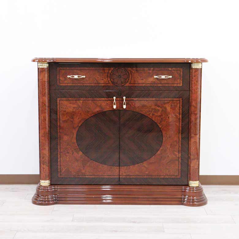 サルタレッリ フローレンス 2ドア サイドボード ローキャビネット ウォールナット