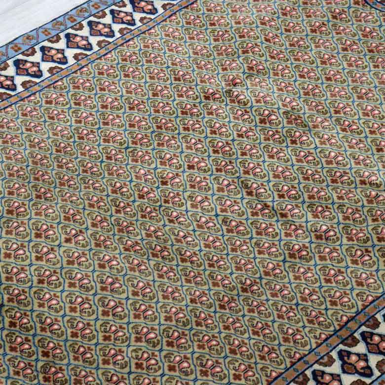 ペルシャ絨毯 208x145cm タブリーズ カーペット ラグ 玄関マット persian rug バヤットノマド