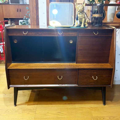 ショートサイドボード ヴィンテージ イギリス G-plan Tola&black librenza