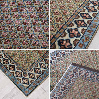 ペルシャ絨毯 208x145cm タブリーズ カーペット ラグ 玄関マット persian rug バヤットノマド