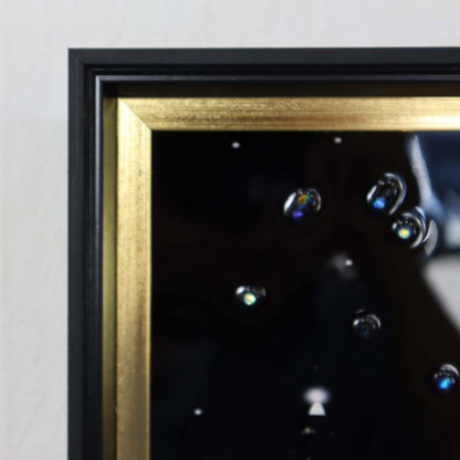 アートフレーム ワイルドキティ 41㎝ クリスタルピクチャー ウォールデコ 猫