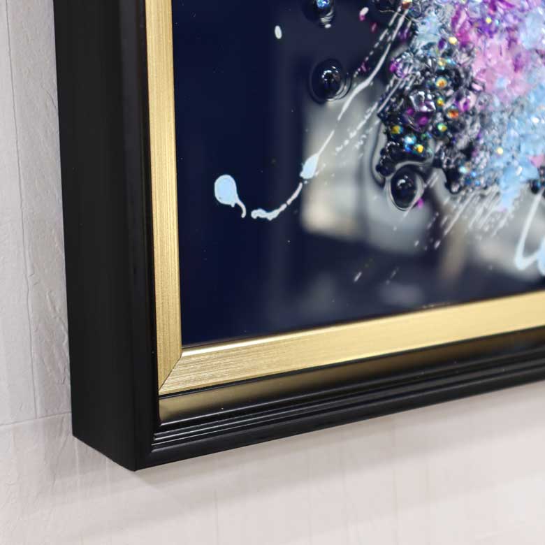 アートフレーム オイレ 41㎝ クリスタルピクチャー ウォールデコ フクロウ