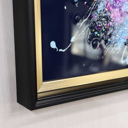 アートフレーム オイレ 41㎝ クリスタルピクチャー ウォールデコ フクロウ