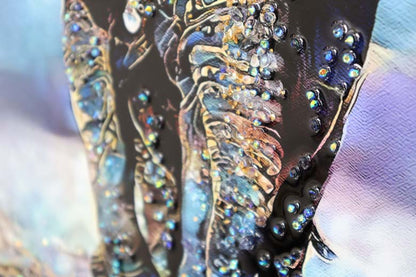 アートフレーム エレファネット 41㎝ クリスタルピクチャー ウォールデコ エレファント